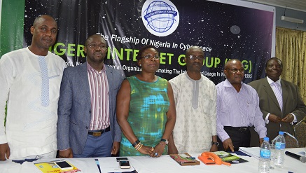 (L-r) Dr. Bayero Agabi, publicity secretary; Temitope Fashedemi, vice president;‎ Ms. Oyeronke M. Oyetunde, President;  Dapo Adejokun, Treasurer; Fidelis Orji, Executive Secretary and Professor Caleb Adeniyi Osuntogun, NIG BOT member, during the Group's annual general meeting held in Lagos recently.